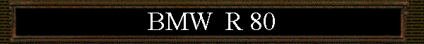BMW  R 80